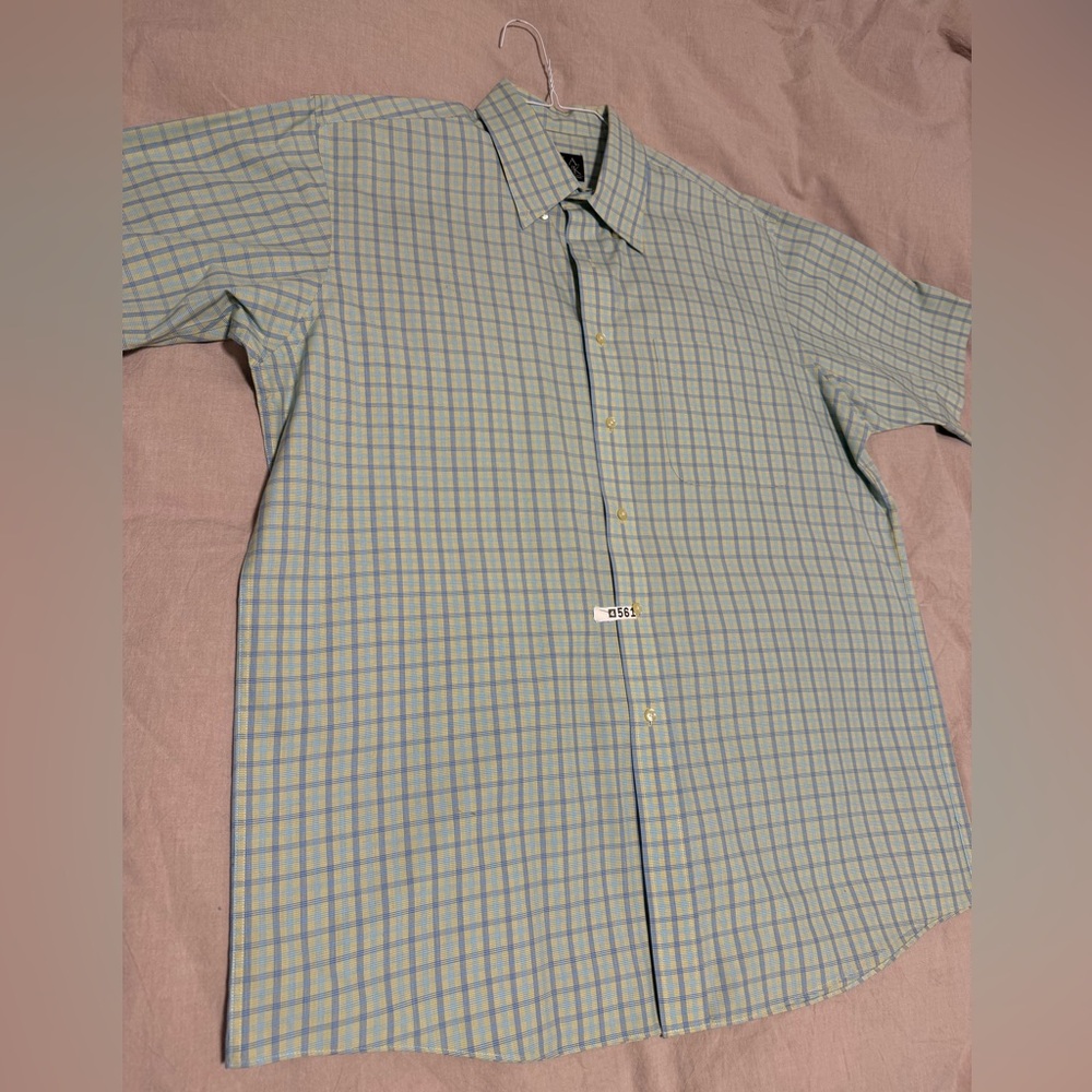 Dockers Plaid Short Sleeve Button Down